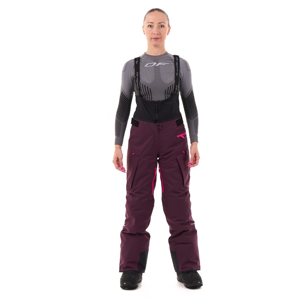 Штаны горнолыжные утепленные Gravity Premium Woman Purple-Black 2023