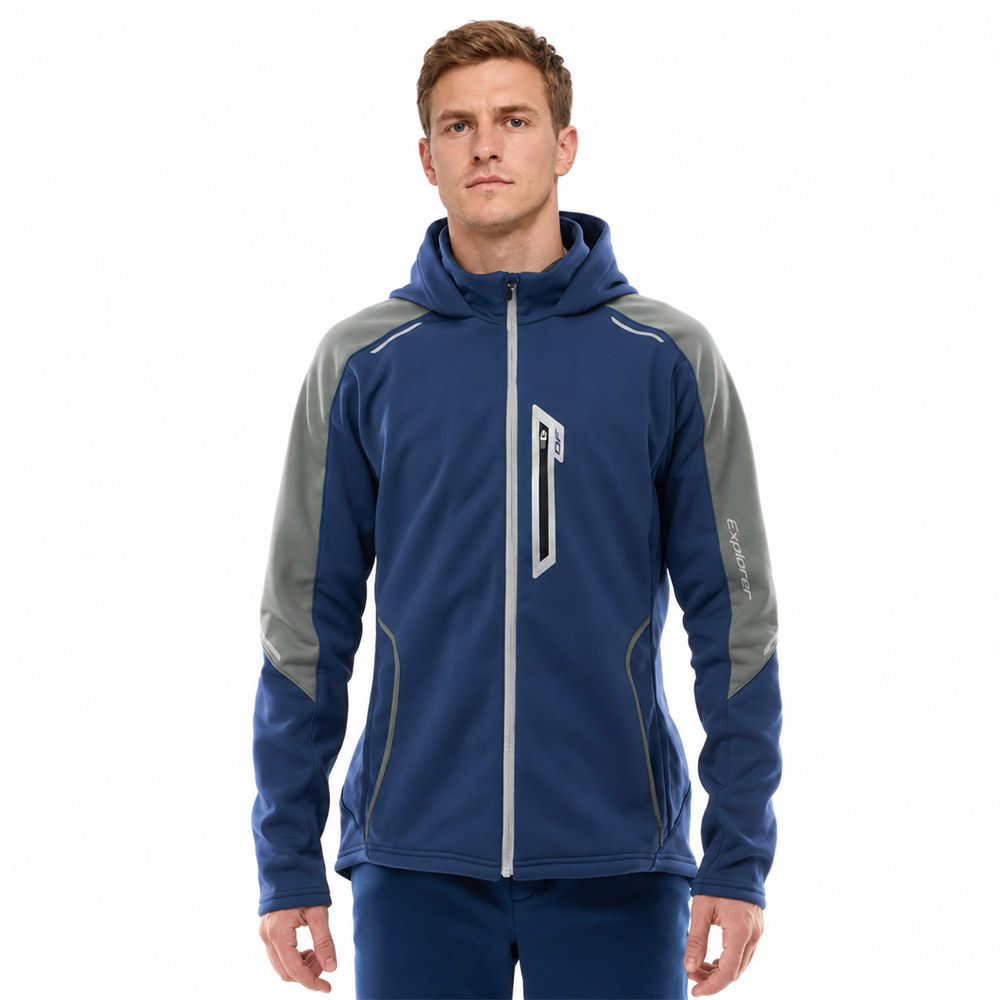 Куртка с капюшоном EXPLORER 2.0 Man Grey - Ocean