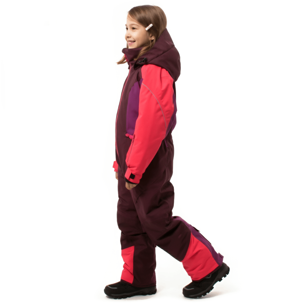 Зимний утепленный комбинезон DF Junior. Gravity Purple - Brown 2023