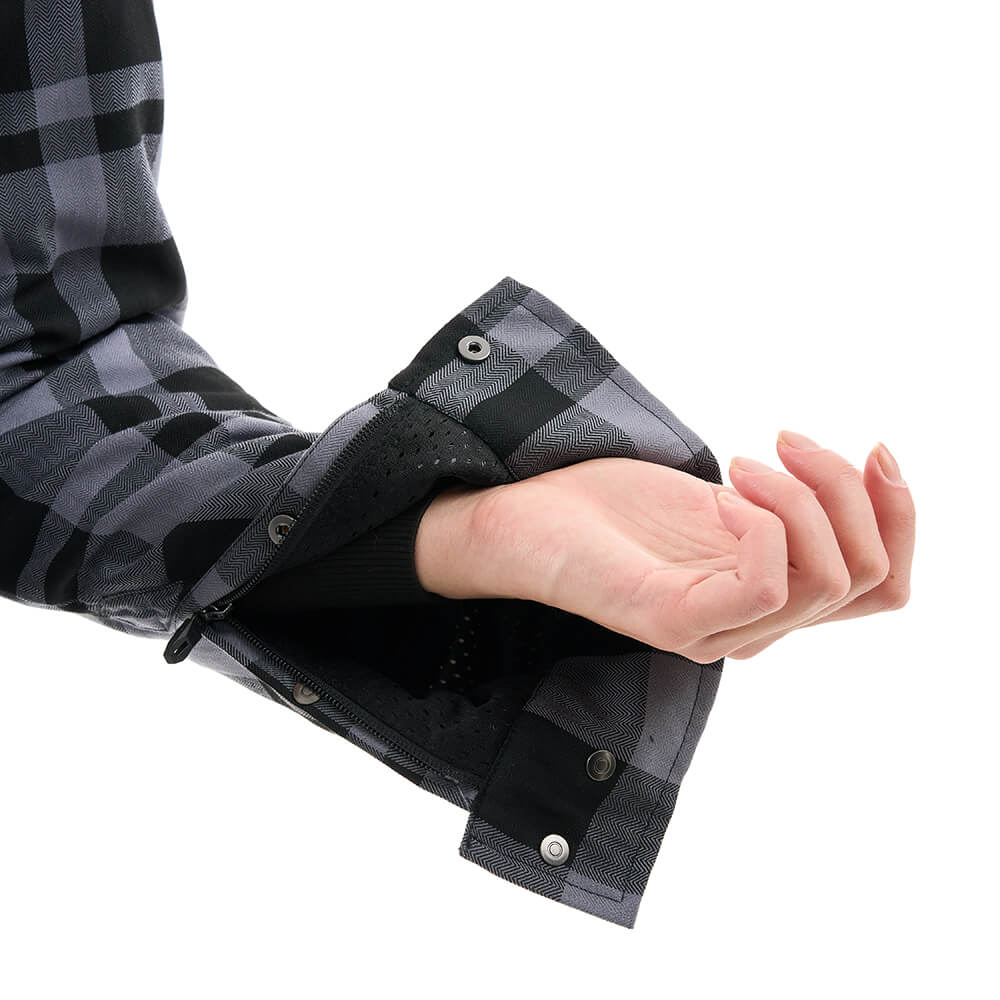 Моторубашка STREETFIGHTER Woman Grey с защитой