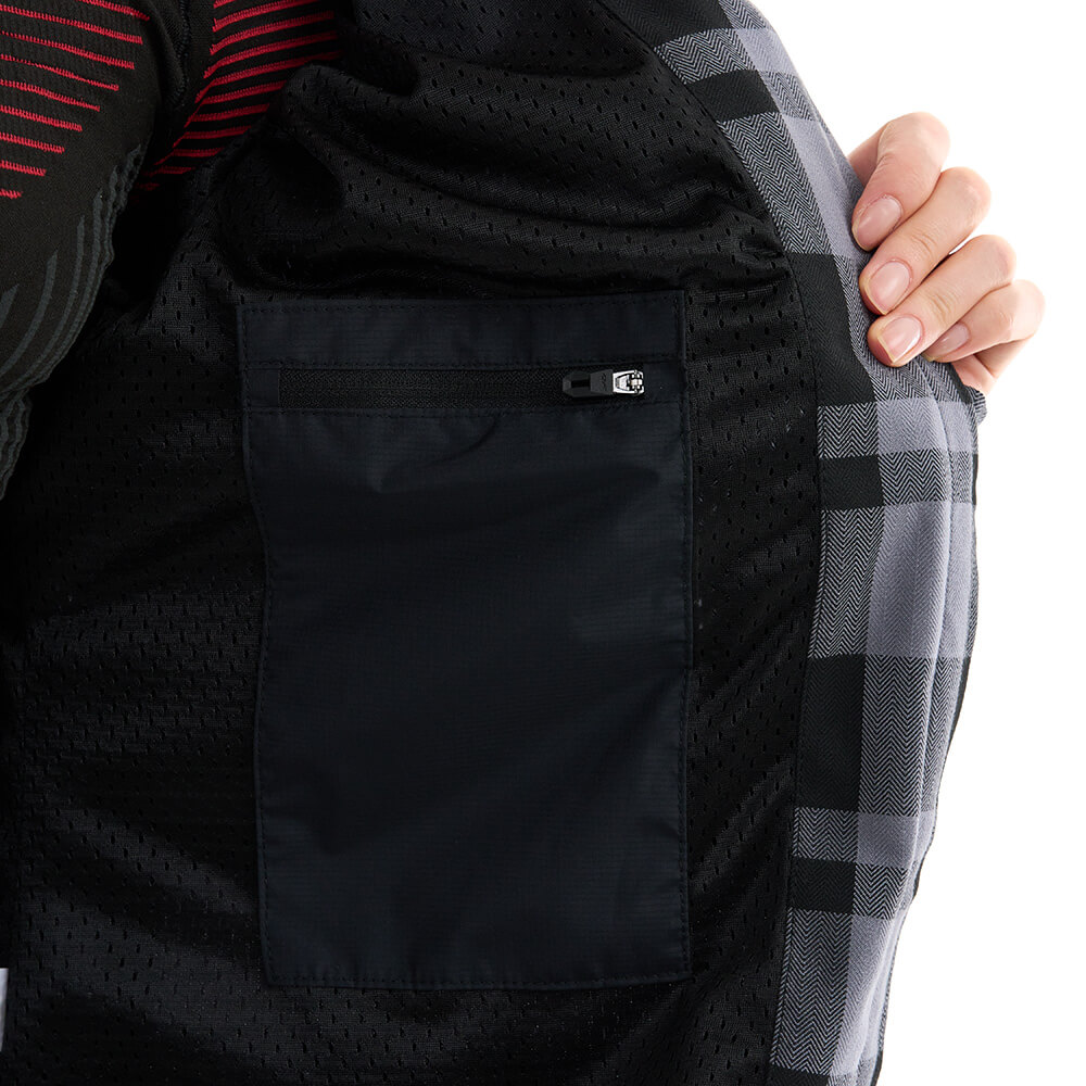 Моторубашка STREETFIGHTER Woman Grey с защитой