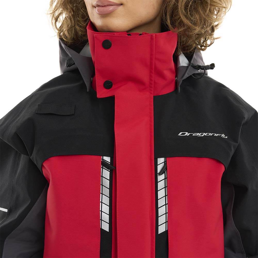 Мембранная куртка QUAD PRO Woman Red - Black - Grey