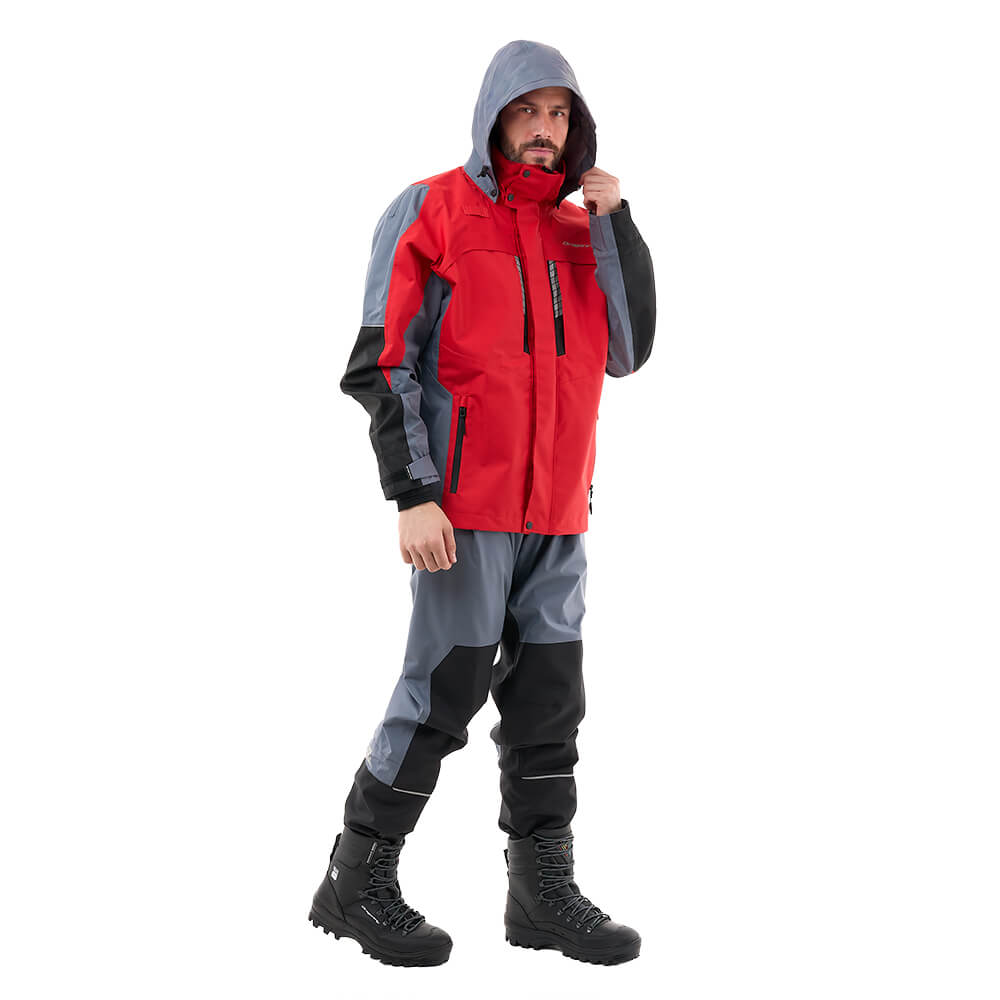 Мембранная куртка QUAD PRO Red - Grey