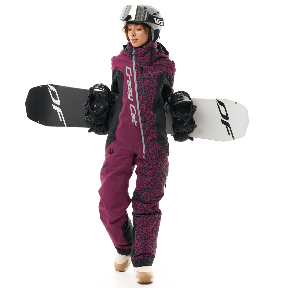 Комбинезон EXTREME Woman Crazy Cat Purple - Black