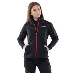 Куртка Explorer Black-Red женская, Softshell