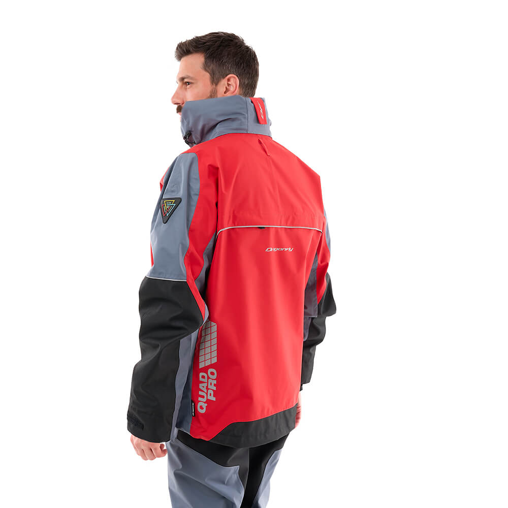 Мембранная куртка QUAD PRO Red - Grey