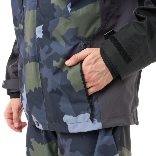 Мембранная куртка QUAD PRO Man Green Camo - Black фото 17