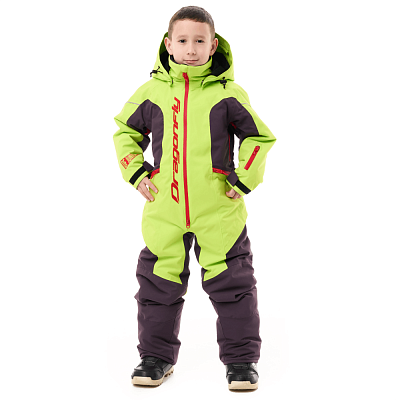 Комбинезон утепленный GRAVITY Junior Lime - Plum 