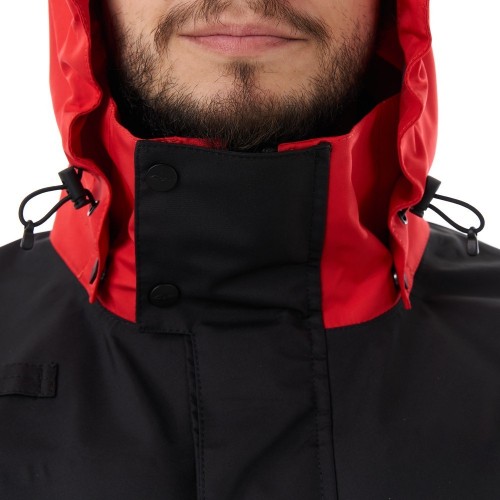 Мембранная куртка QUAD PRO Black - Red 2023