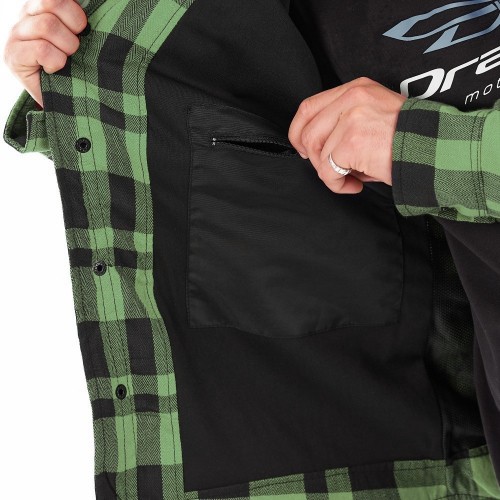 Моторубашка STREETFIGHTER Green с защитой 2023 фото 8