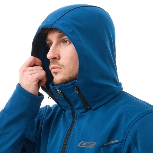 Мототолстовка DF URBAN Man Wave с защитой фото 4