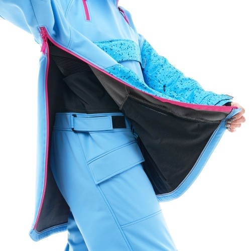 Куртка-анорак сноубордическая DF UKTUS Woman Blue - Pink фото 13