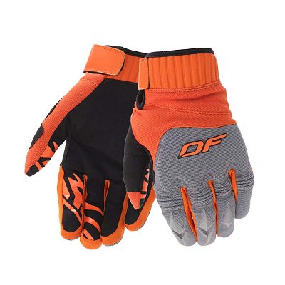 Перчатки ENDURO Gray-Orange-Black                     