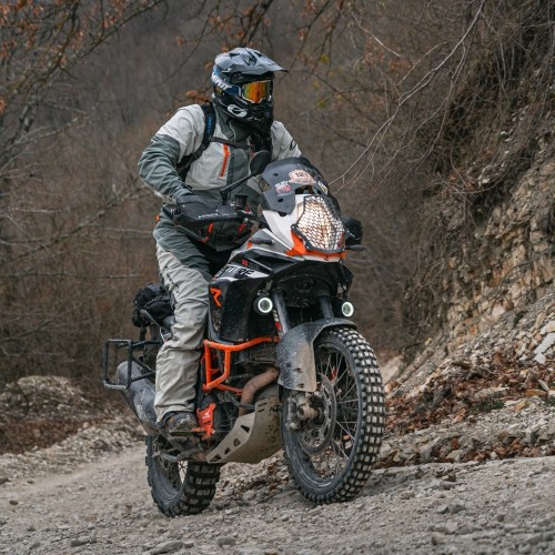 Штаны Эндуро Freeride DF Grey-Orange фото 15