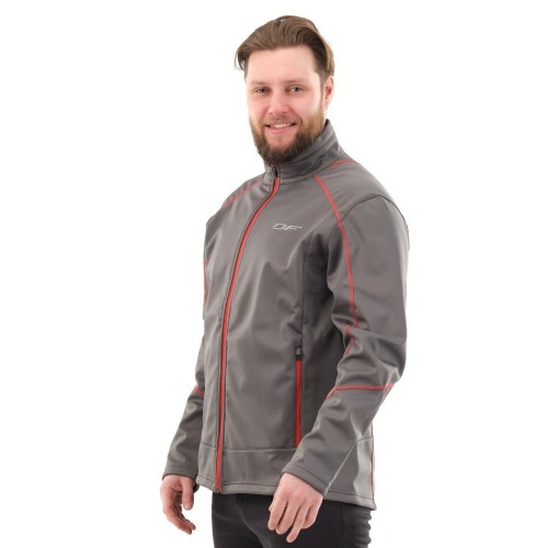 Куртка Explorer Grey-Red  мужская, Softshell фото 2