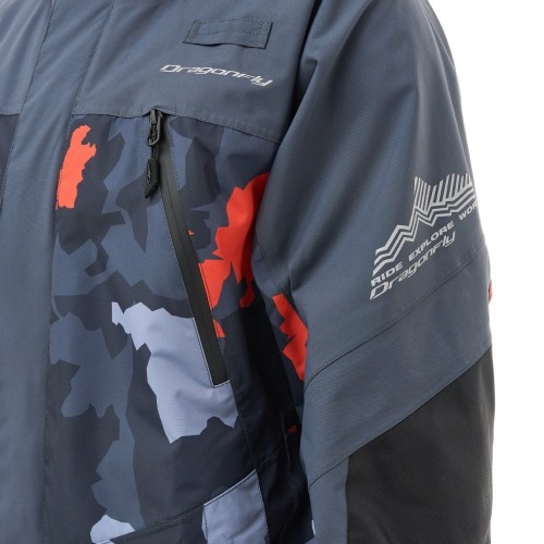 Мембранная куртка QUAD 2.0 Man Grey - Orange Camo фото 11