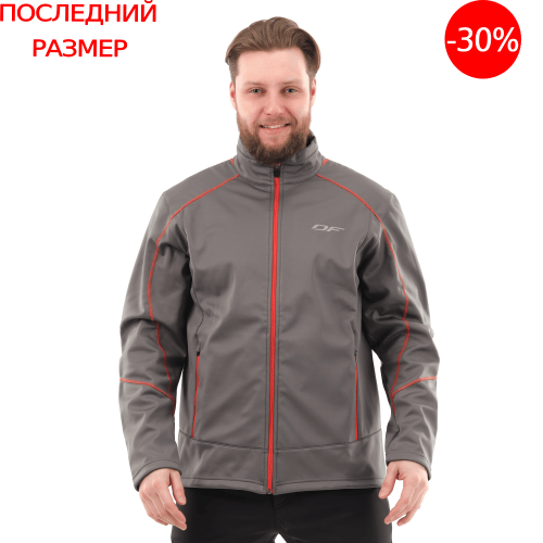 Куртка Explorer Grey-Red  мужская, Softshell