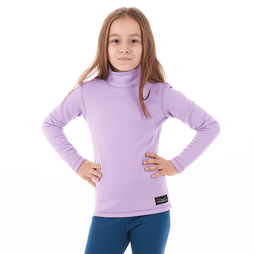 Термокофта зимняя с высоким воротом Junior Lavender 