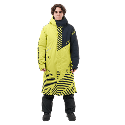 Плащ зимний RACE COAT Man Lime - Black 