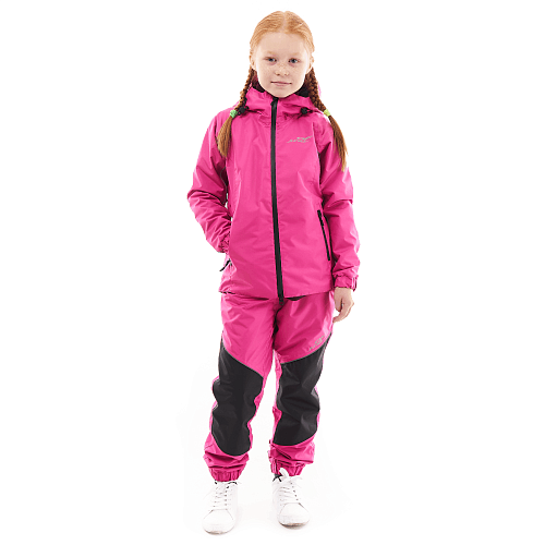 Детский комплект дождевой (куртка, брюки) EVO Kids PINK (мембрана)                    