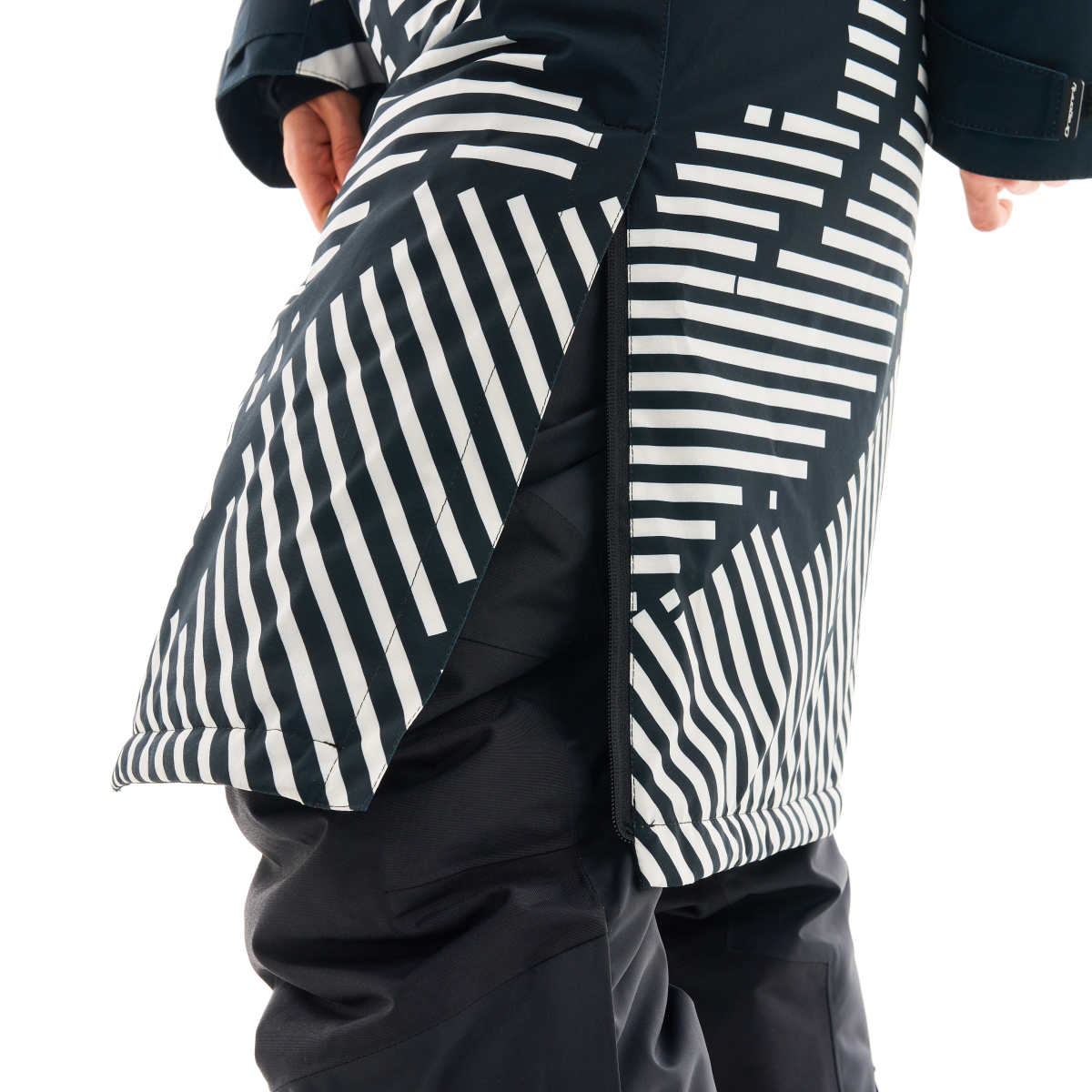 Плащ зимний RACE COAT Woman Black - White