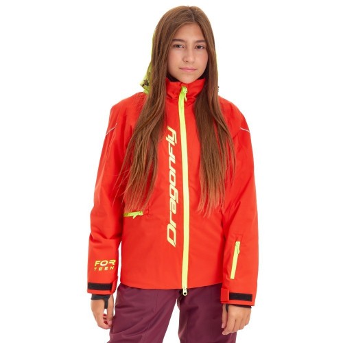 Куртка утепленная GRAVITY for Teen Red - Yellow 2024