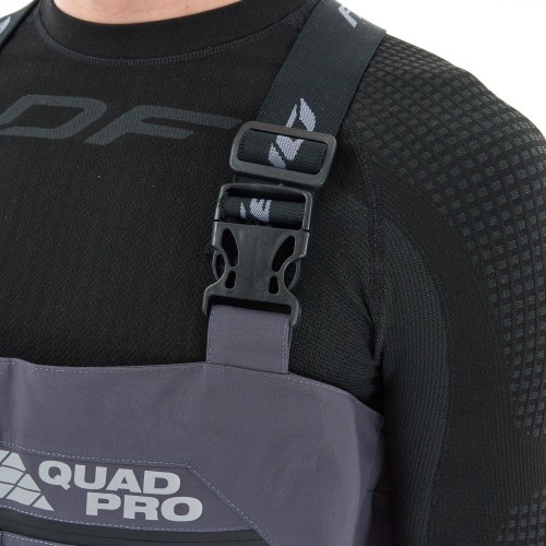 Вейдерсы мембранные QUAD PRO Man Grey - Black фото 6