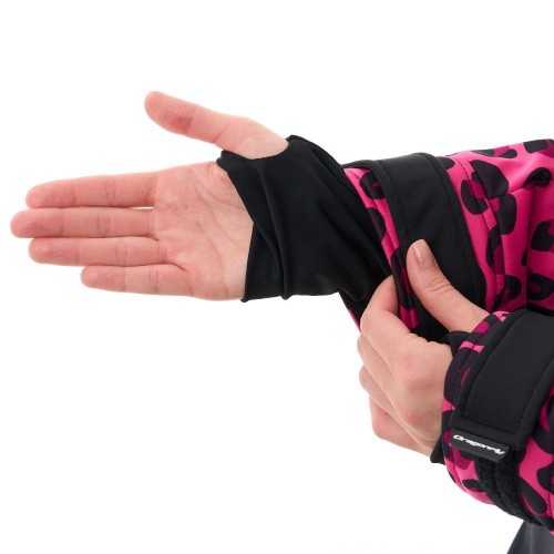 Куртка-анорак сноубордическая DF UKTUS Woman Cat Black - Pink фото 12