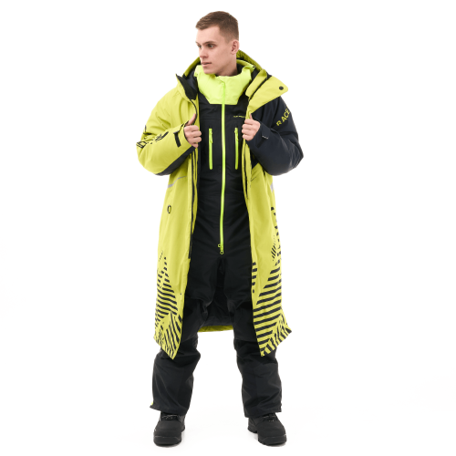 Плащ зимний RACE COAT Man Lime - Black фото 15