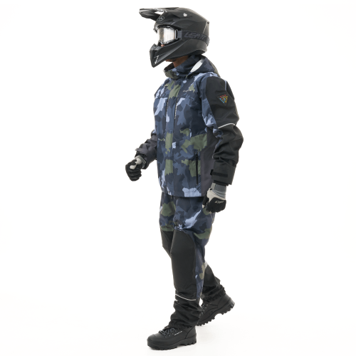 Мембранная куртка QUAD PRO Man Green Camo - Black фото 24