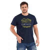 Футболка с принтом Kamchatka цвет синий (M) 