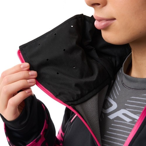 Куртка-анорак сноубордическая DF UKTUS Woman Cat Black - Pink фото 8