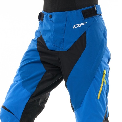 Штаны Эндуро Freeride DF Blue-Yellow фото 4