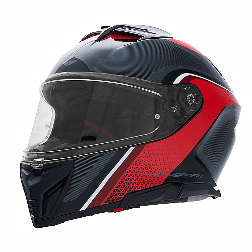 Мотошлем DF-T Red 