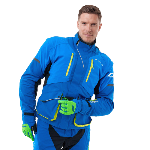 Куртка Эндуро Freeride DF Blue-Yellow фото 2