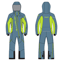 Комбинезон EXTREME Woman Blue - Lime 