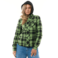 Моторубашка STREETFIGHTER Woman Green с защитой 