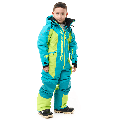 Комбинезон утепленный GRAVITY Junior Dark Green - Lime 