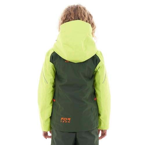 Куртка утепленная Gravity TEENAGER Green - Orange 2023 фото 4