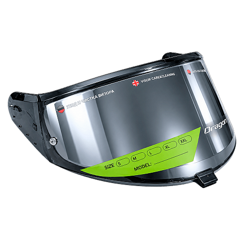 Визор DF SILVER CHROME 