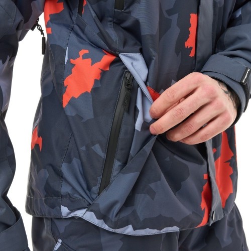 Мембранная куртка QUAD 2.0 Man Grey - Orange Camo фото 19