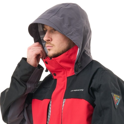 Мембранная куртка QUAD PRO Man Red - Black - Grey фото 4