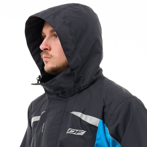 Куртка - дождевик EVO Man Black - Blue (мембрана) фото 4