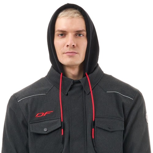 Моторубашка STREETFIGHTER Man Graphite с защитой фото 4
