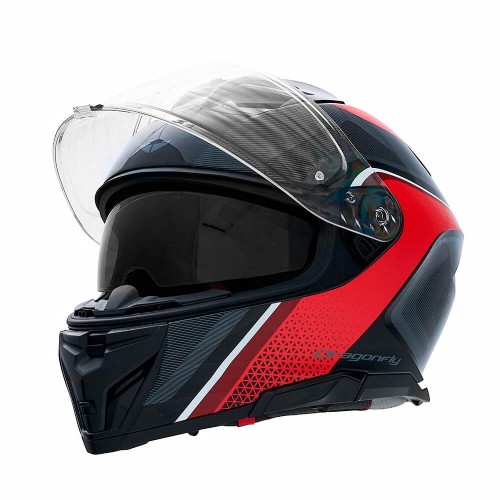 Мотошлем DF-T Red фото 2