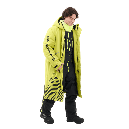 Плащ зимний RACE COAT Man Lime - Black фото 17