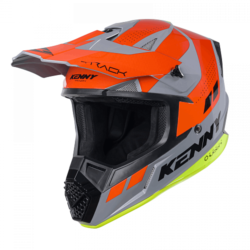 Шлем Kenny Track Grey Orange 