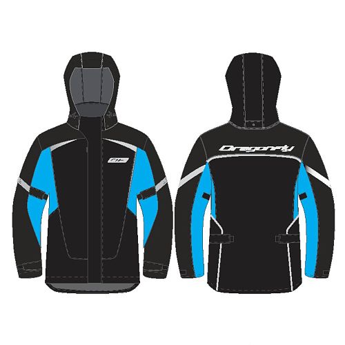 Куртка - дождевик EVO Man Black - Blue (мембрана) 