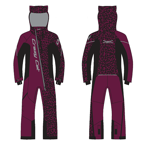 Комбинезон EXTREME Woman Crazy Cat Purple - Black 