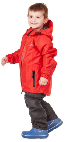 Детский комплект дождевой (куртка, брюки) EVO Kids RED (мембрана) фото 4